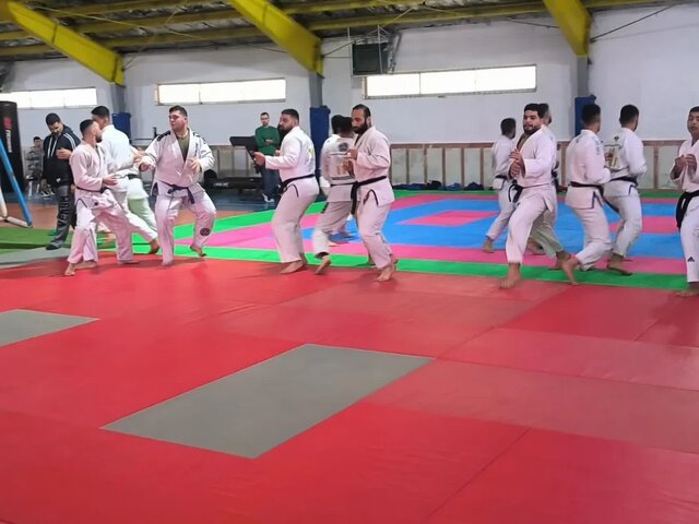 برگزاری اردوی تیم ملی جوجیتسو در بندرانزلی