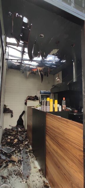 آتشسوزی واحدهای تجاری و مسکونی در بندرانزلی خاموش شد