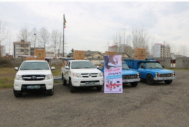 اهدای ۴ فقره جهیزیه به نوعروسان در بندرانزلی