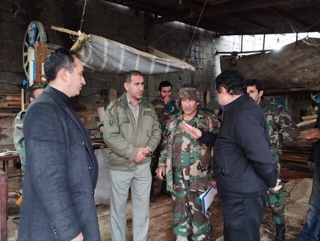 پلمب کارگاههای چوببری غیر مجاز در آستارا