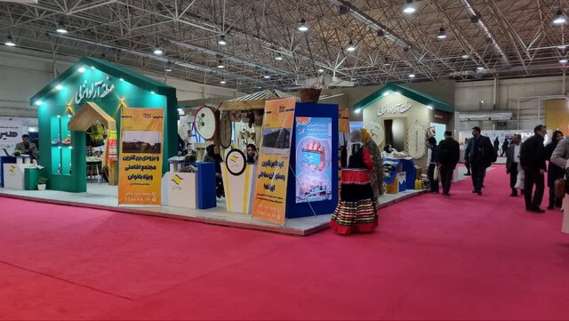 حضور منطقه آزاد انزلی با نمادهای گیلانی در نمایشگاه بینالمللی گردشگری