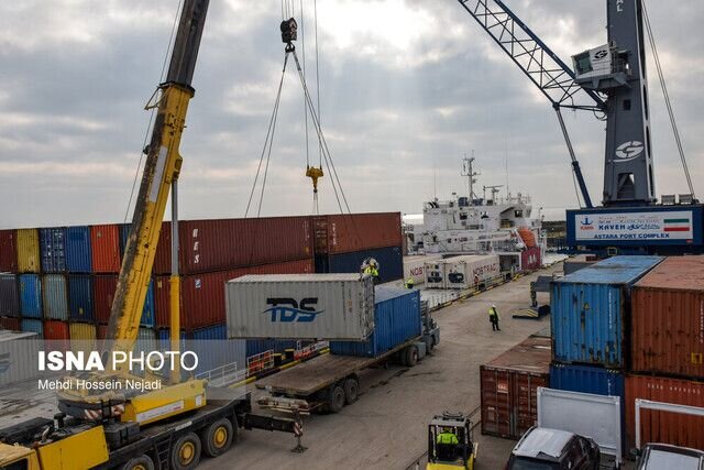 واردات بیش از ۲ میلیون تن کالا از گمرکات گیلان