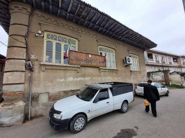 بنایی به جامانده در محلهای که سفیدرود از آن میگذشت