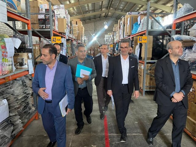 بررسی پروندهها و کالاهای موجود در انبار مرکزی اموال تملیکی گیلان