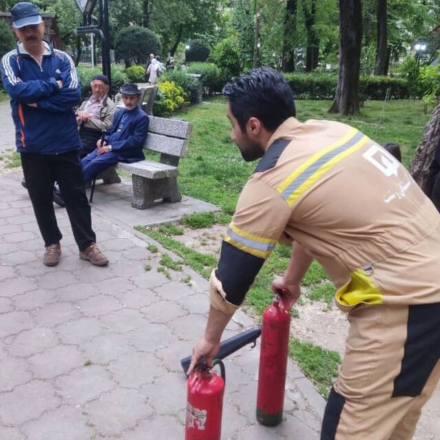 ارتقاء ایمنی اهالی رشت با آموزش در پارکها و بوستانها