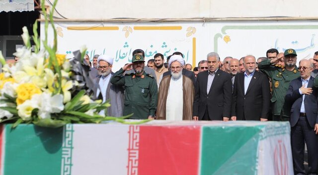 پیکر شهید «حجت کاروان» تشییع شد