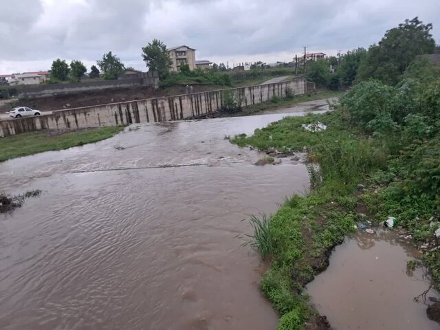 افزایش سطح دبی آب رودخانهها در تالش