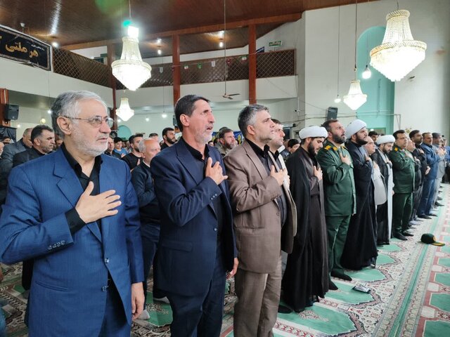 مراسم بزرگداشت شهدای خدمت در تالش برگزار شد