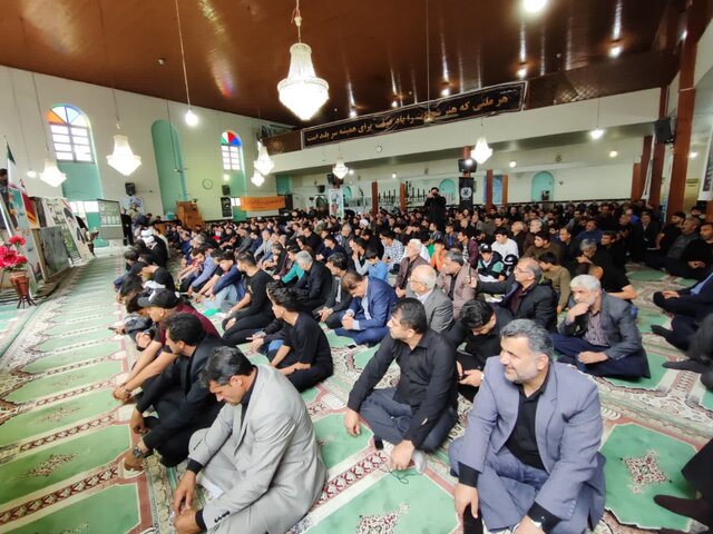 مراسم بزرگداشت شهدای خدمت در تالش برگزار شد