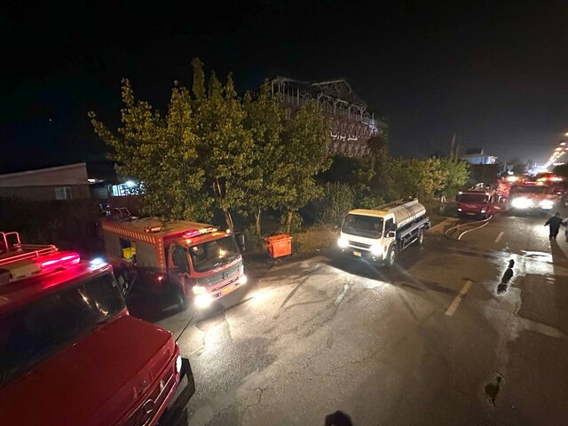 علت وقوع آتشسوزی هتل پوریای منطقه آزاد انزلی در دست بررسی است