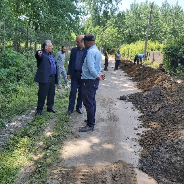 بهرهمندی ۸۴ خانوار روستای مرادگوده بندرانزلی از نعمت گاز