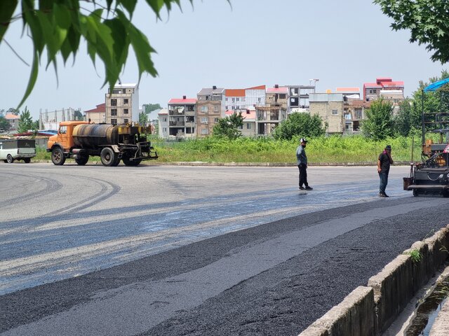تولید و پخش ۹۰۰۰ تن آسفالت در خردادماه سال جاری