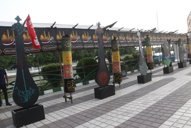 رویداد خط نگارههای عاشورایی شهرداری لاهیجان برگزار شد