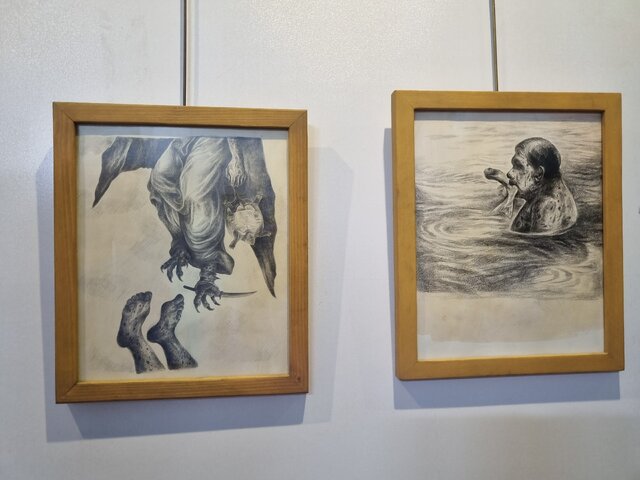 نمایشگاه «نیمه شب در بیشه ساحران آش میپزند» گشایش یافت