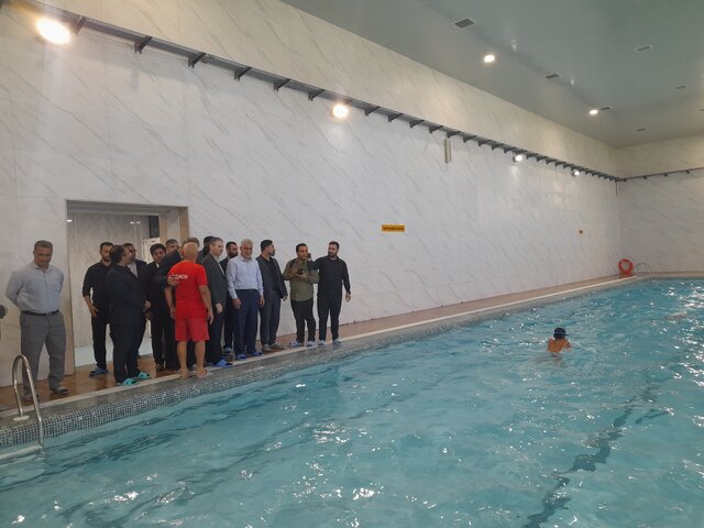 دومین استخر دانشآموزی گیلان در بندرانزلی افتتاح شد