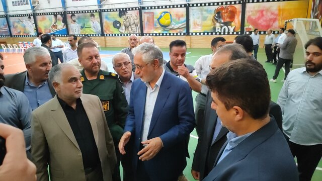 بهرهبرداری از سالن ورزشی بازسازی و تجهیز شده شهید نعمت زاده اسالم