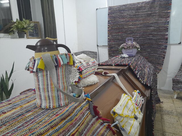 اولین نمایشگاه پلاسبافی در بندرانزلی برگزار شد