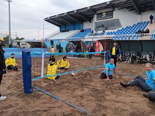 مدافعان شمال؛ قهرمان رقابتهای والیبال نشسته ساحلی کشور