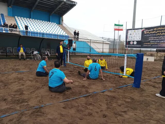 مدافعان شمال؛ قهرمان رقابتهای والیبال نشسته ساحلی کشور
