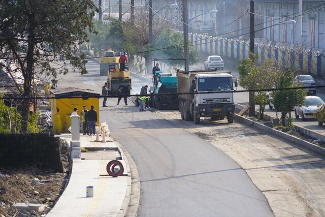 خیابان بایندر بندرانزلی به صورت موقتی زیر بار ترافیک میرود