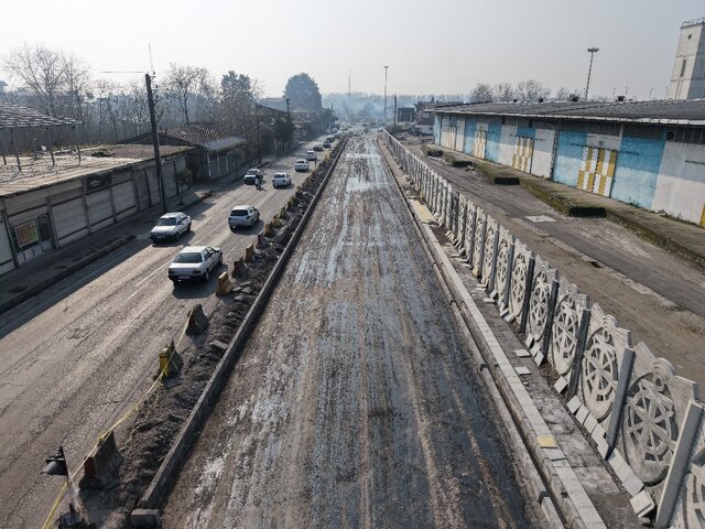 خیابان بایندر بندرانزلی به صورت موقتی زیر بار ترافیک میرود