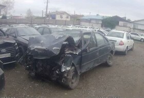 تصادف مرگبار پژو و پراید