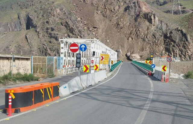 پل فلزی سفیدرود پس از رفع اختلافات فنی بازگشایی شد