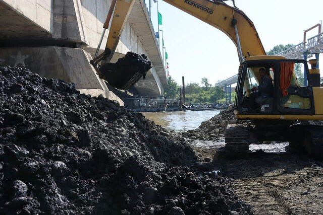 استفاده از رسوبات بندری برای پروژه بزرگراه انزلی - رضوانشهر