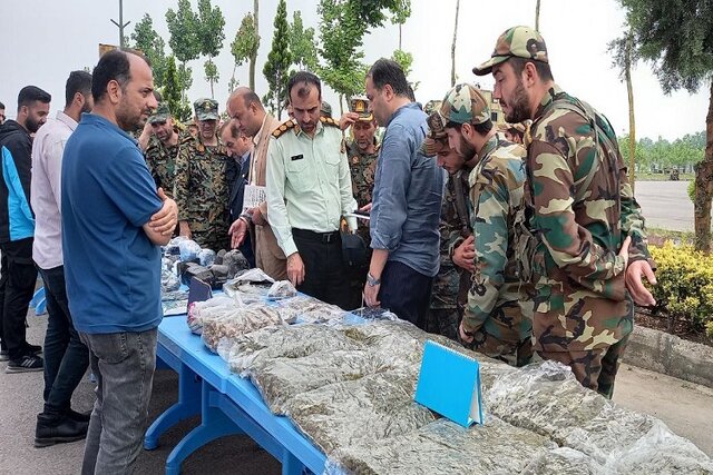 امحای بیش از ۱۳۰۰ کیلوگرم انواع مواد مخدر و روانگردان در گیلان