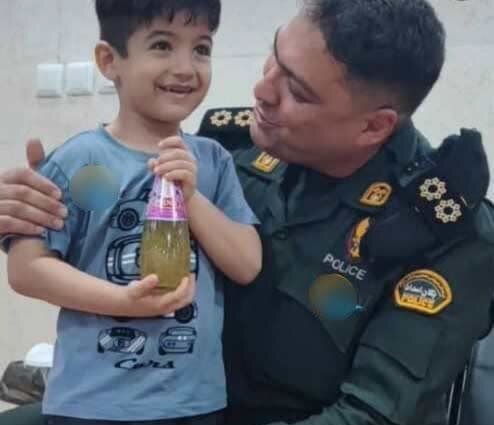 کودک گمشده به آغوش خانواده بازگشت 