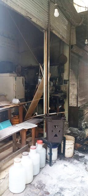 مهار آتشسوزی قهوهخانه در قلب بازار رشت