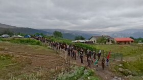 وحدت شیعه و سنی اهالی روستای «داش‌دیبی طول» گیلان در عزای حسینی