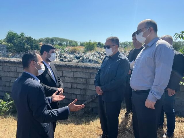 لندفیل آستارا موقتا شن ریزی می شود