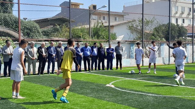 ۲ پروژه ورزشی مدارس و ۶ پروژه برقرسانی در بندرانزلی افتتاح شد