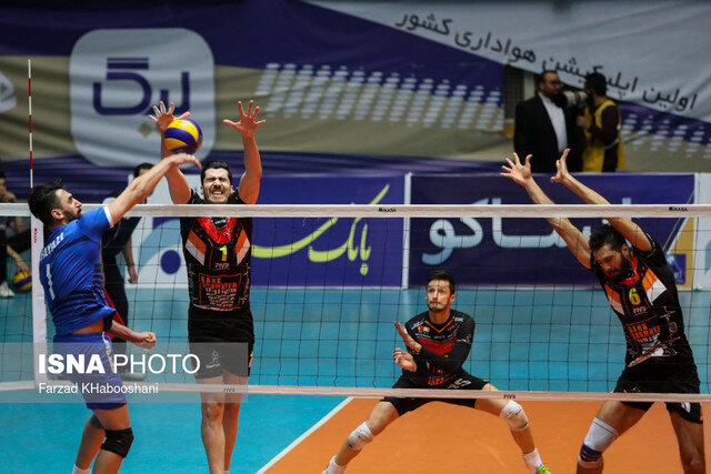 حضور تیم والیبال لنگرود در لیگ یک کشور