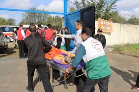 رزمایش زنجیره امداد و نجات نیروهای مسلح در رشت برگزار شد