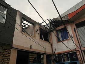 سوختگی ۳ نفر از اعضاء یک خانواده در رشت در پی آتش‌سوزی خانه