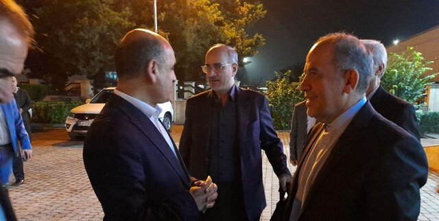 وزیر میراث‌ فرهنگی، سفیر ایران در ترکمنستان و استاندار هرمزگان وارد گیلان شدند