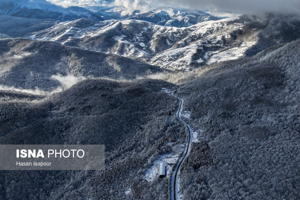 کاهش ۴ تا ۱۰ درجه ای دمای گیلان/ بارش برف در ارتفاعات