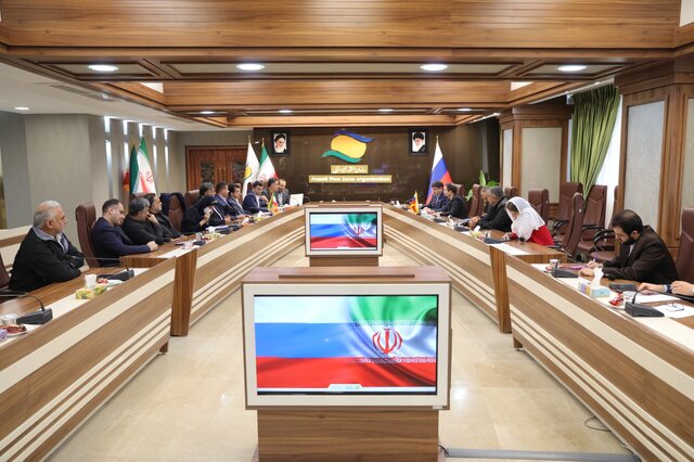 بازدید هیئت اقتصادی روسیه از منطقه آزاد انزلی و بندر کاسپین