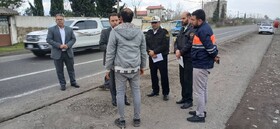 عملیات اجرای کابل فیبر نوری در محور بندرانزلی به رضوانشهر متوقف شد