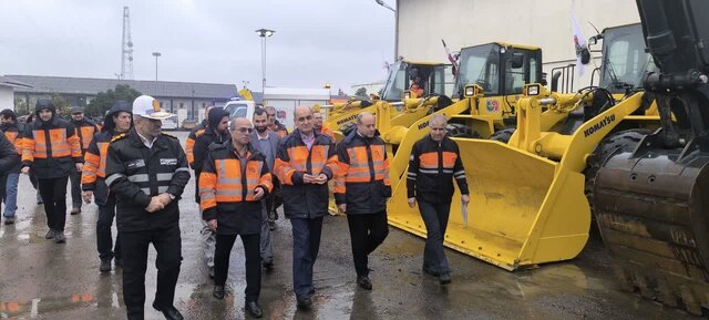 الحاق ۳۲ دستگاه ماشین‌آلات سنگین به ناوگان راهداری گیلان