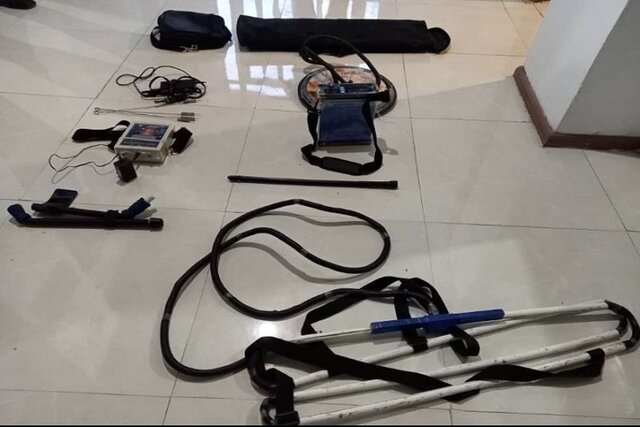 عکس آرشیوی است کشف و ضبط ۳ دستگاه فلزیاب غیرمجاز در جواهردشت