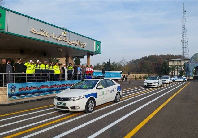 استقرار ۳۷۰ تیم پلیس در محورها و گردنه‌های برف‌گیر گیلان