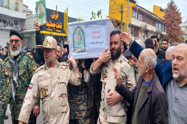 تشییع پیکر مطهر شهید امنیت «امیرحسام جوینده» در صومعهسرا تشییع پیکر مطهر شهید امنیت «امیرحسام جوینده» در صومعهسرا