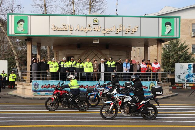 استقرار ۳۷۰ تیم پلیس در محورها و گردنه‌های برف‌گیر گیلان