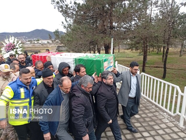 پیکر شهید «میلاد وحید سولا» در آستارا تشییع شد