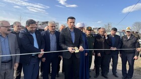افتتاح پروژه‌های عمرانی و خدماتی در بخش سنگر شهرستان رشت