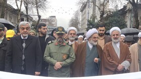 فرماندار رشت: پیام روشن حضور حماسی مردم در راهپیمایی شکست جنگ نرم دشمن است