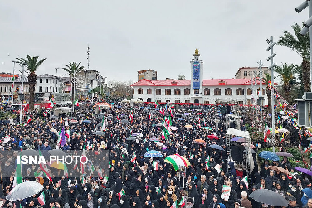 قدردانی مسئولین گیلان از حضور باشکوه مردم استان در راهپیمایی ۲۲ بهمن